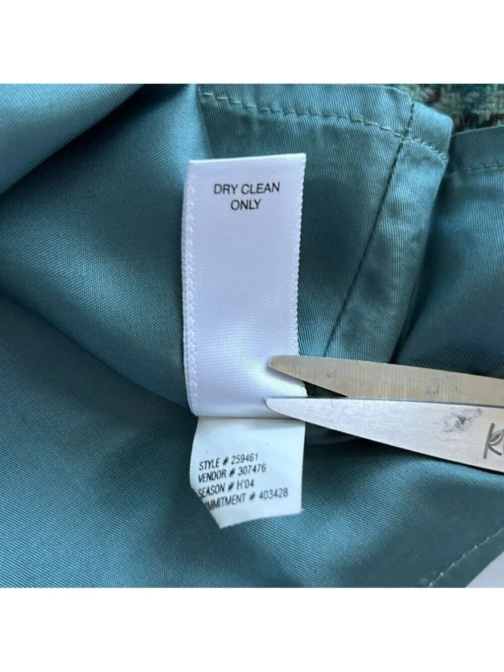 Banana Republic Turquoise Plaid Wool Mini Skirt Size 8